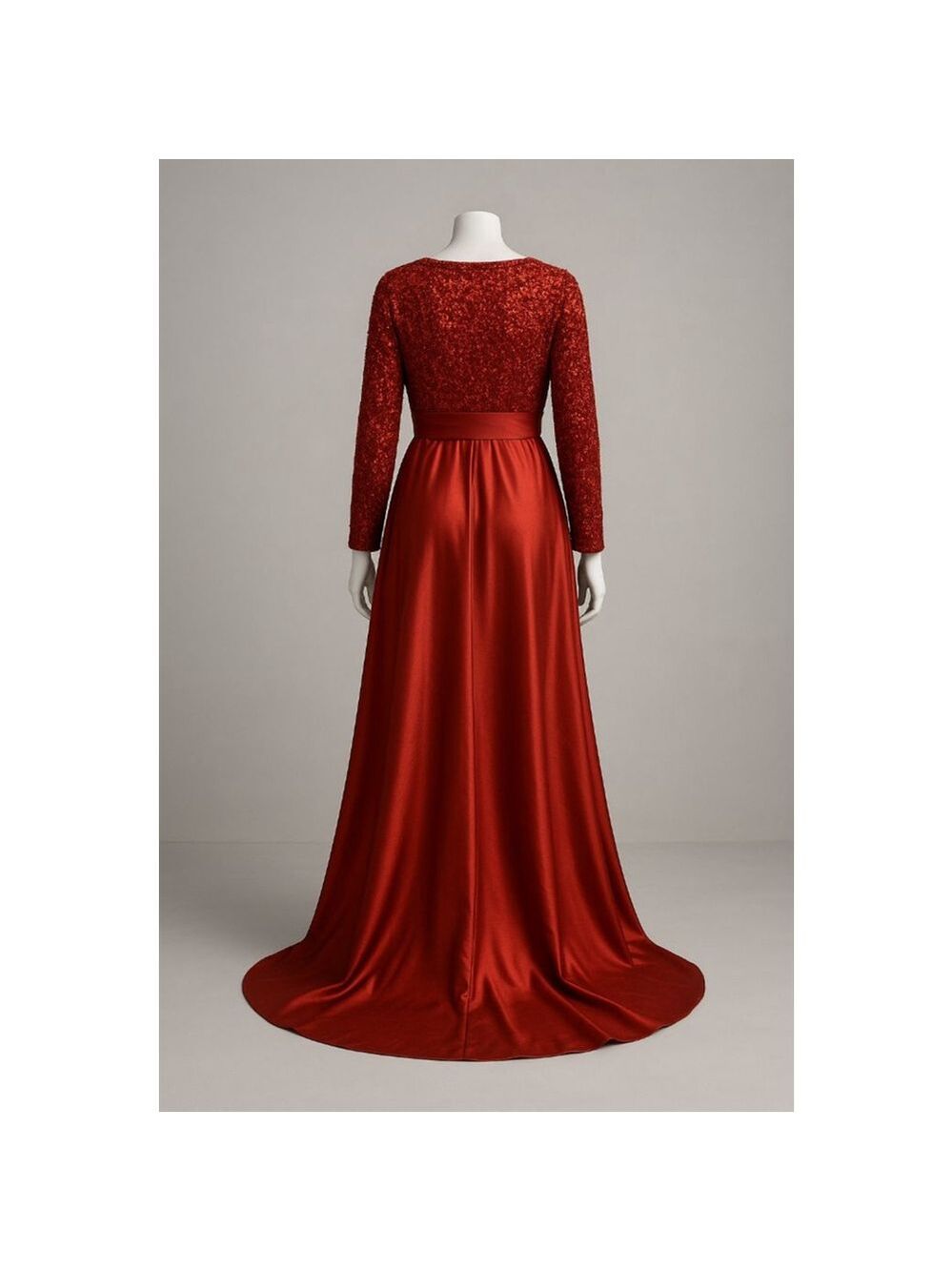 LanTing Wedding Dress, M, Red - Picture 4 of 14